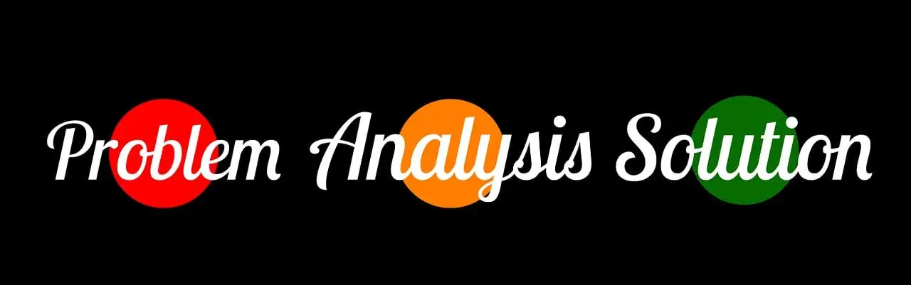 problem analysis solution